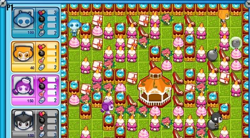 Đa dạng màn chơi thử thách trong game đặt boom 3D