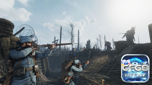 Nhiệm vụ chính của bạn trong game Verdun là chiếm giữ các vị trí trên chiến trường
