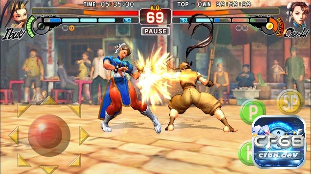 Trải nghiệm các combo và chiêu thức cùng game đối kháng