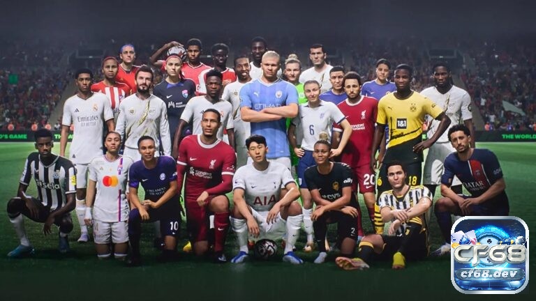 Game EA Sports FC 24 Standard Edition cho phép kết hợp giữa cầu thủ nam - nữ trong đội hình