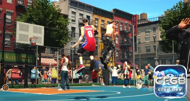 Phối hợp nhịp nhàng với đồng đội để thực hiện các pha bóng kỹ thuật trong 3on3 freestyle rebound