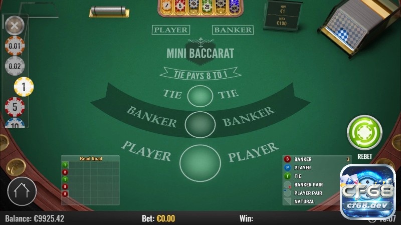Mini Baccarat là biến thể rút gọn của Baccarat trực tuyến phù hợp với những anh em thích trải nghiệm nhanh chóng và gọn lẹ