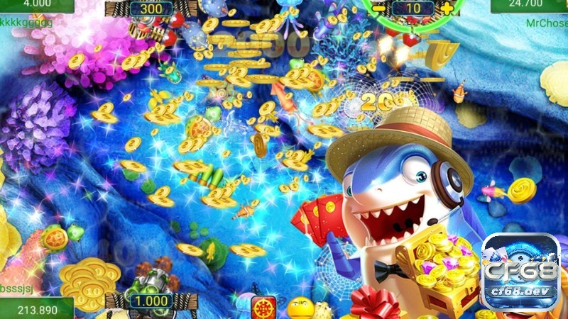 Cách điều khiển trong game bắn cá siêu thị