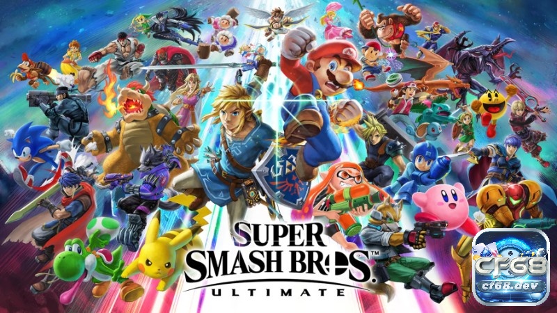 Super smash bros. ultimate là một tựa game đối kháng với lối chơi đơn giản những có độ sâu chiến thuật cao