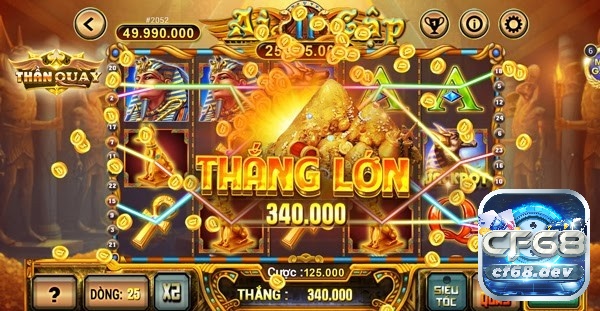 Thần Tài là game nổ hũ có giao diện bắt mắt với tông màu đỏ tươi và nổi bật với tính năng Lộc Phát Tài