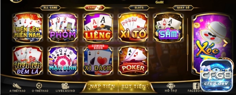 Hàng loạt tựa game bài đổi thưởng với luật chơi đơn giản cho anh em lựa chọn phù hợp với khả năng của mình 
