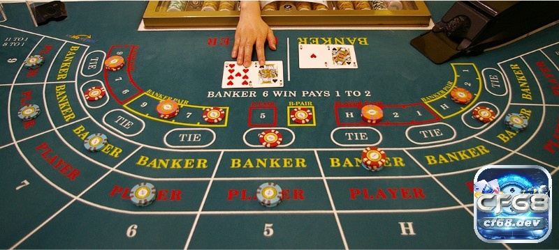 Khả năng chiến thắng của các kiểu cược phổ biến trong baccarat
