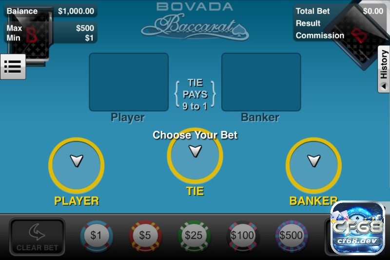 Quy tắc cơ bản khi chơi Baccarat trên mobile khá đơn giản 