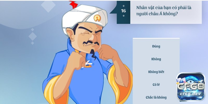 Thử thách Akinator ở nhiều chế độ chơi thú vị