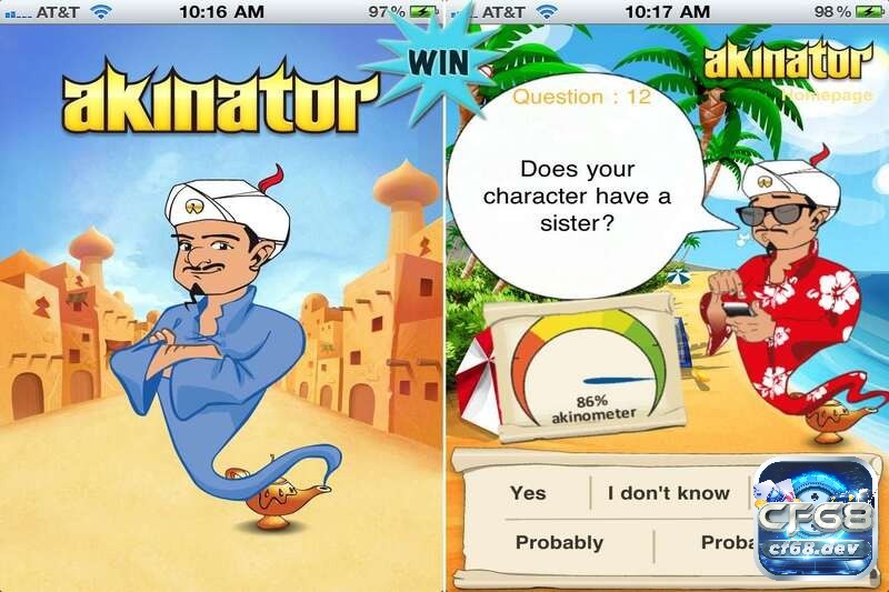 Chọn nhân vật ít ai biết để thử thách Akinator
