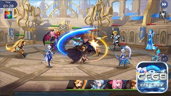 Với thiết kế sắc nét, âm thanh sinh động tạo sự nổi bật cho tựa game chiến thuật mobile này