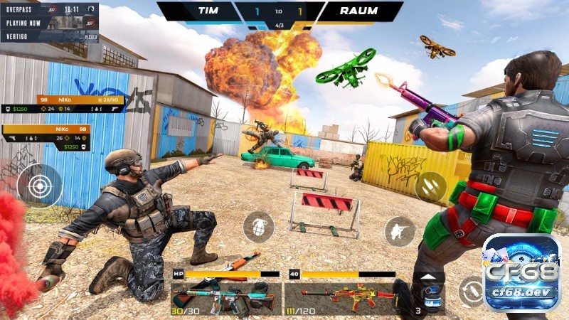 Đồ họa mãn nhãn kết hợp âm thanh sống động tạo nên chất riêng cho một game hành động hay