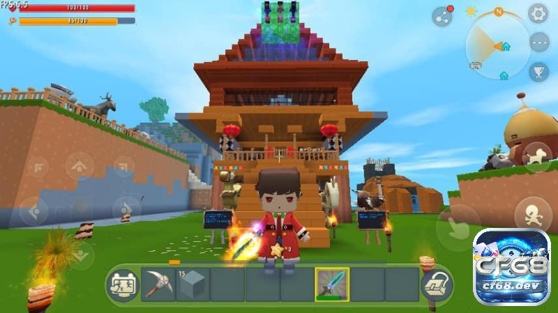 Redstone không chỉ giúp tự động hóa thế giới của bạn mà còn mở ra cơ hội phát triển tư duy logic trong Mini World Block Art.