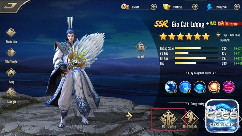 Phát triển nhân vật từng bước chinh phục sức mạnh và danh vọng của anh em game thủ