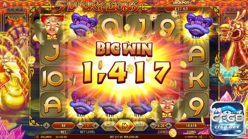 Áp dụng chiến lược hợp lý sẽ giúp bạn tối ưu hóa cơ hội thắng khi chơi game slot 5 Lucky Lions.