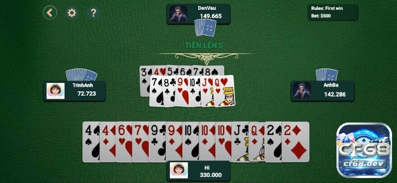 Phiên bản Tiến Lên Miền Nam Offline Greenleaf với giao diện đẹp, AI thông minh.