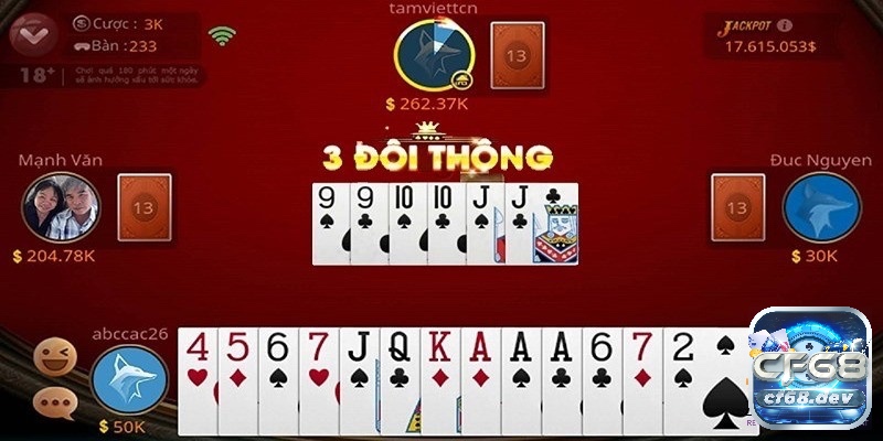 Hãy tận dụng ba đôi thông một cách khéo léo để chặt được heo của đối thủ