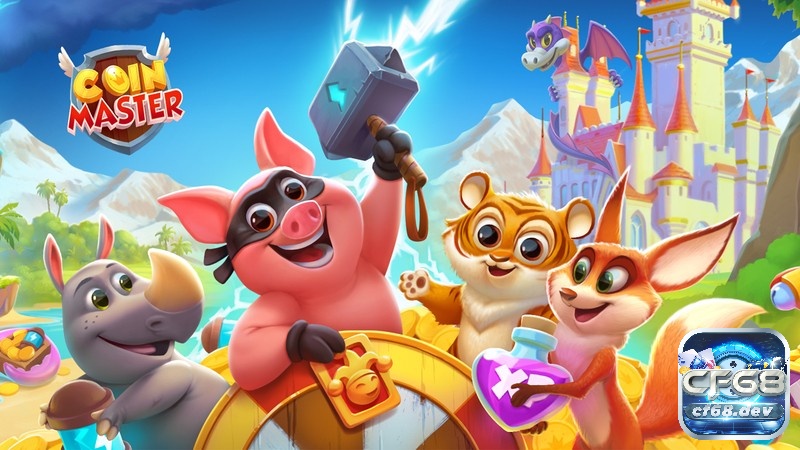 Coin Master hấp dẫn người chơi nhờ lối chơi quay thưởng dễ gây nghiện
