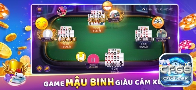 Game đánh bài IOS Mậu Binh mang đến thử thách cân não, rèn luyện tư duy logic.