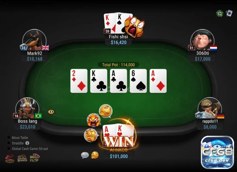 Poker iOS với hệ thống giải đấu lớn, đồ họa ấn tượng và cộng đồng toàn cầu.