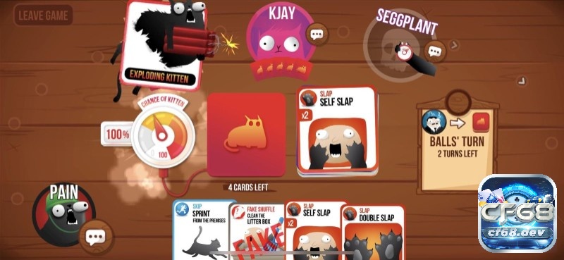 Exploding Kittens iOS độc đáo, hài hước với luật chơi đầy bất ngờ.