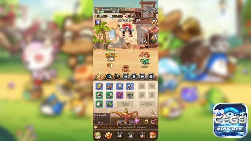 Game màn hình dọc online về hành trình tiến hóa từ cây nấm nhỏ thành chiến binh mạnh mẽ với lối chơi rảnh tay.