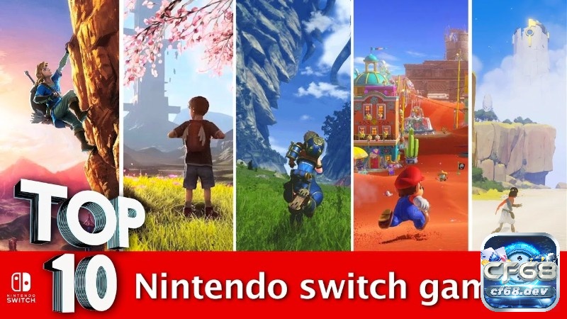 Ấn tượng top game nintendo switch hay được yêu thích bởi tính di động và linh hoạt