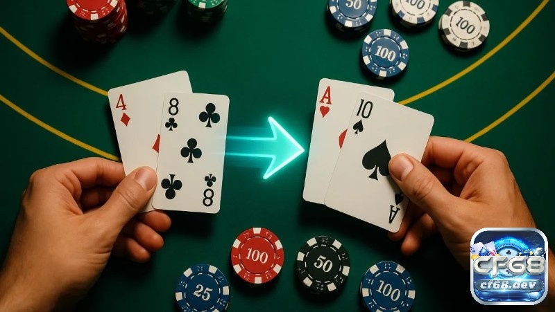 Biết khi nào nên hành động là chìa khóa để tận dụng tối đa chiến thuật Blackjack uy tín.
