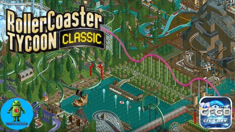 RollerCoaster Tycoon Classic - Tự thiết kế công viên giải trí, xây dựng tàu lượn táo bạo và quản lý du khách trong lối chơi hoài cổ cuốn hút